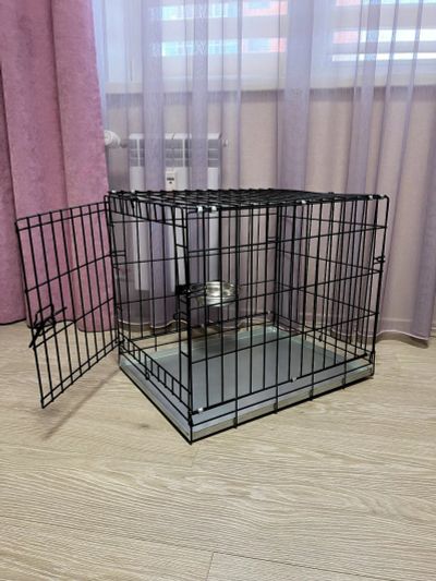 Лот: 24351201. Фото: 1. Клетка для собак. Домики, переноски, клетки, когтеточки