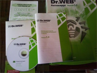 Лот: 10144844. Фото: 1. Антивирус Dr.WEB (Лицензионный... Системные