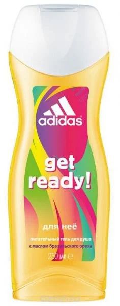 Лот: 11146350. Фото: 1. Adidas woman Get Ready! Гель для... Женская парфюмерия