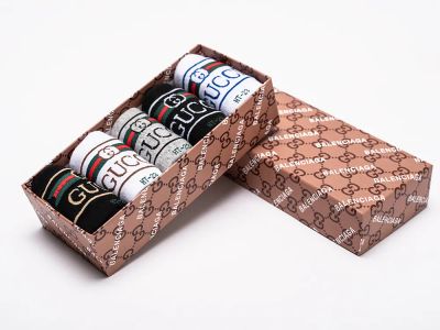 Лот: 24977643. Фото: 1. Носки короткие Gucci - 5 пар. Другое (одежда, обувь, галантерея)