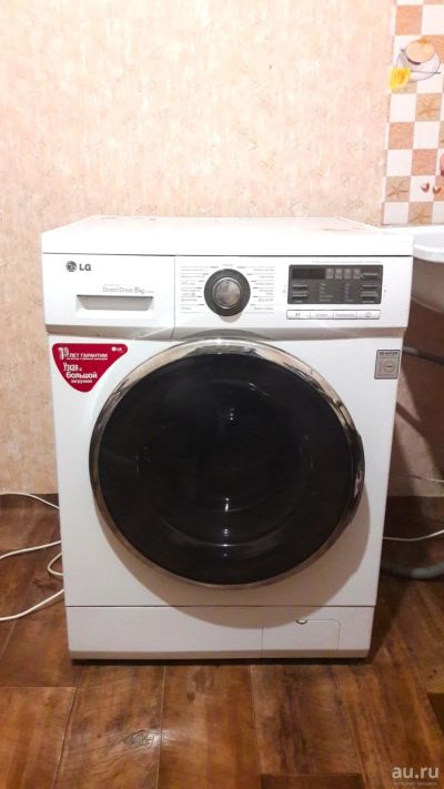 Лот: 13000645. Фото: 1. стиральная машина LG 8кг 1000об... Стиральные машины