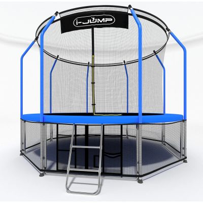 Лот: 15769768. Фото: 1. Батут i-Jump Elegant 10ft blue. Детские спортивные комплексы, батуты