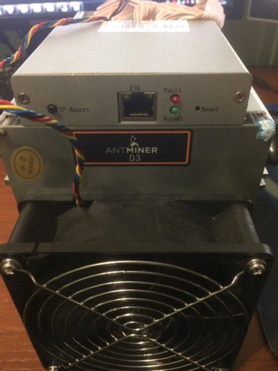 Лот: 10766670. Фото: 1. Асик Antminer D3 19.3G В наличии. Майнинг фермы, товары для майнинга