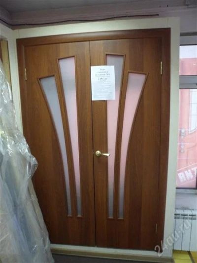 Лот: 2016621. Фото: 1. Дверь 2-хстворчатая Лагуна. Двери межкомнатные