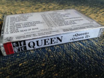 Лот: 9856547. Фото: 1. аудио кассета Queen 1973-74. Аудиозаписи