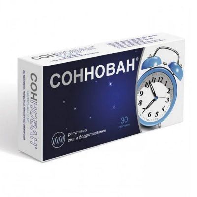 Лот: 24881233. Фото: 1. Соннован таб.п о плен. 3мг №30. Лекарства