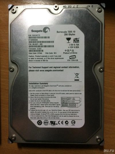 Лот: 8881462. Фото: 1. Жесткий диск Seagate Barracuda... Жёсткие диски (HDD)