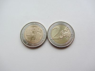 Лот: 12615914. Фото: 1. Австрия 2 евро 2016 " 200 лет... Европа