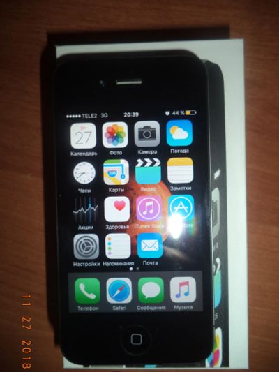 Лот: 12709707. Фото: 1. iPhone 4s, на 16 гигов, с рубля. Смартфоны