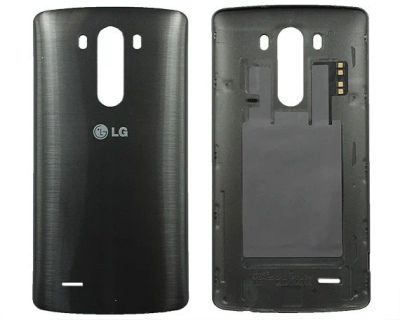 Лот: 20636048. Фото: 1. Задняя крышка LG G3 D855 черная... Корпуса, клавиатуры, кнопки