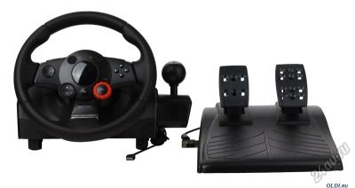 Лот: 5574819. Фото: 1. Руль Logitech 941-000101 Driving... Рули, джойстики