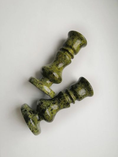 Лот: 14698845. Фото: 1. Подсвечники из камня. Подсвечники, канделябры