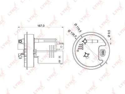 Лот: 13357302. Фото: 1. Lynx LF-978M Топливный фильтр. Расходные материалы
