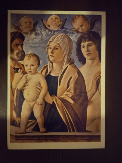 Лот: 23354258. Фото: 1. Открытка. Художник Джованни Беллини... Открытки, конверты