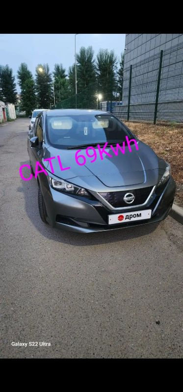 Лот: 22226571. Фото: 1. Nissan leaf ze1 2018 ввб перепакован... Автомобили