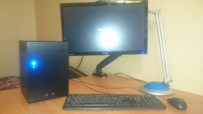 Лот: 15646304. Фото: 1. Комп ITX, i5-4440/DDR3 4gb/SSD... Компьютеры в сборе