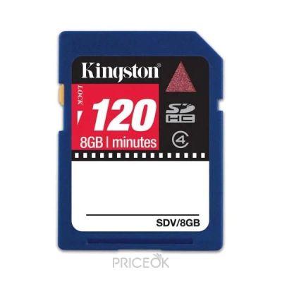 Лот: 11057065. Фото: 1. sd hc kingston 8gb. USB-флеш карты