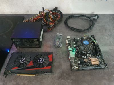 Лот: 24908302. Фото: 1. asus H110M-R, I5-7400, asus gtx1050ti... Другое (комплектующие)