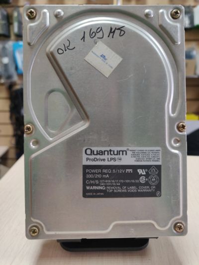 Лот: 21560871. Фото: 1. HDD для 169 Мб/3.5"/IDE/Quantum... Жёсткие диски (HDD)