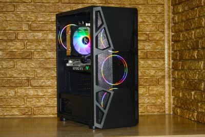 Лот: 24616875. Фото: 1. Мощный игровой ПК [Ryzen 5-5500... Компьютеры в сборе
