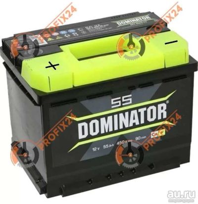 Лот: 13288517. Фото: 1. Аккумулятор DOMINATOR 55 А/Ч... Аккумуляторы