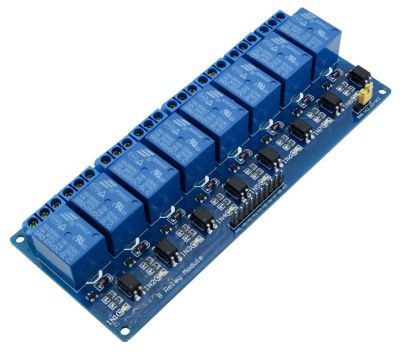 Лот: 7323608. Фото: 1. Модуль реле X8 [ Arduino ] управление... Микроконтроллеры