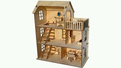 Лот: 13373402. Фото: 1. Кукольный дом-1. Конструкторы