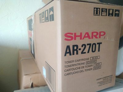 Лот: 14285668. Фото: 1. Тонер картридж туба Sharp AR-270T... Картриджи, расходные материалы