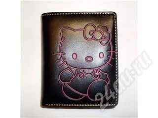 Лот: 217826. Фото: 1. Кошелёк Hello Kitty - черный. Бумажники, кошельки, портмоне