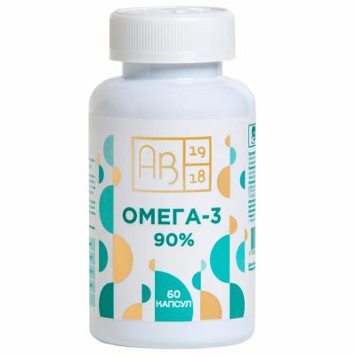 Лот: 22072699. Фото: 1. Омега-3 "90%", 60 капсул. Народная медицина, БАДы