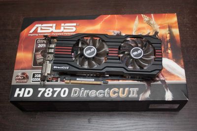 Лот: 20948391. Фото: 1. Видеокарта asus 7870. Видеокарты