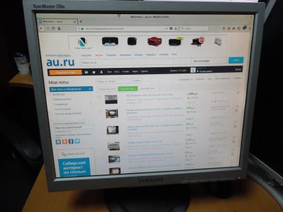 Лот: 10737634. Фото: 1. Продам монитор Samsung 720N, 17... ЖК-мониторы