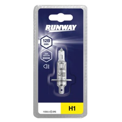 Лот: 24113748. Фото: 1. Лампа автомобильная Runway, Н1... Другое (оснащение, оборудование, аксессуары)
