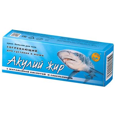 Лот: 23719364. Фото: 1. Крем-бальзам Акулий жир с муравьиной... Лекарства
