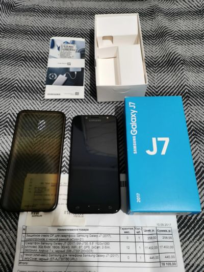 Лот: 18806178. Фото: 1. Смартфон Samsung Galaxy J7 (2017... Смартфоны