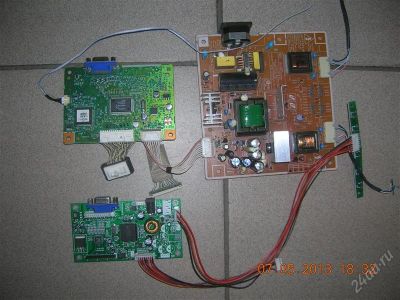 Лот: 2828114. Фото: 1. Потрошки от монитора Samsung 740N. ЖК-мониторы