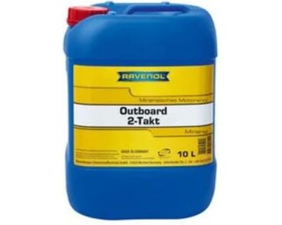 Лот: 7945382. Фото: 1. Ravenol Outboard 2T Mineral 10л... Масла, жидкости