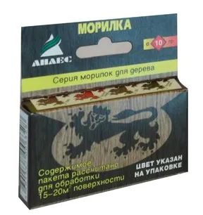 Лот: 21102646. Фото: 1. Морилка Анлес для дерева 10г орех... Краски, лаки, растворитель