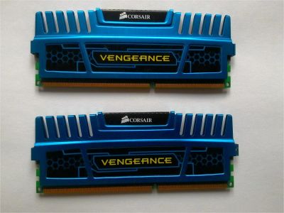 Лот: 11382793. Фото: 1. 2 x 4Gb Corsair DDR3 1600 Mhz. Оперативная память