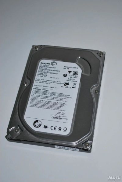 Лот: 8075839. Фото: 1. Жесткий диск HDD 500GB SATA 3Gb... Жёсткие диски (HDD)