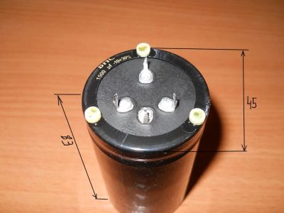 Лот: 4962401. Фото: 1. Конденсатор электролитический... Конденсаторы