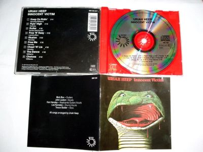 Лот: 10655475. Фото: 1. Uriah Heep – Innocent Victim CD... Аудиозаписи