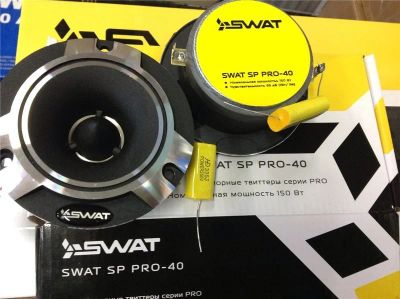 Лот: 10784627. Фото: 1. Акустика SWAT SP PRO-40 твитер... Акустика автомобильная