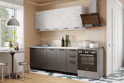 Лот: 24405764. Фото: 1. Кухонный гарнитур Hoff 3D техно. Кухонные гарнитуры
