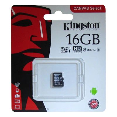 Лот: 15092521. Фото: 1. Карта памяти Micro SDHC Kingston... Карты памяти