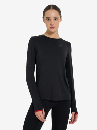 Лот: 24930806. Фото: 1. Лонгслив женский Athlex, Черный. Другое (спортивная одежда)