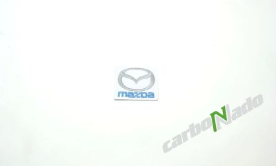 Лот: 14366525. Фото: 1. Нашивка MAZDA белая. Нашивки, шевроны, погоны