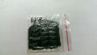 Лот: 6820420. Фото: 1. Клавиатура Samsung E250 черный... Корпуса, клавиатуры, кнопки
