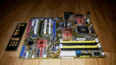 Лот: 6225508. Фото: 1. Материнская плата Asus P5K, сокет... Материнские платы