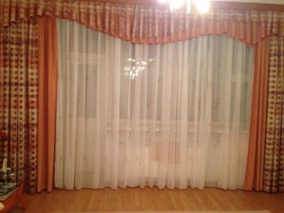 Лот: 3349758. Фото: 1. Портьеры (шторы) для гостиной. Шторы, тюль